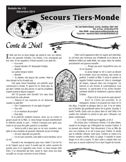 Bulletin Décembre 2014