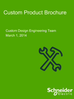 Custom Product Brochure
