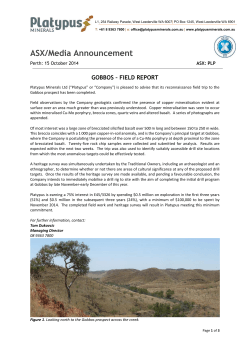 Gobbos Field Report