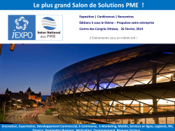 Le plus grand Salon de Solutions PME !