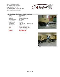 CAE Complete Used Equipment List (June 27, 2014)
