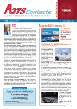 Janvier 2014