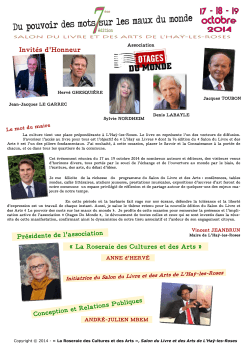 Programme 2014 - laroseraiedescultures.fr.