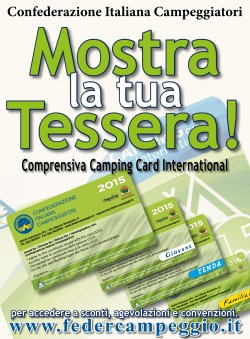 Novembre 2014 - Confederazione Italiana Campeggiatori