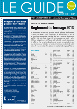 le prix du kilo de raisin par commune en Champagne.