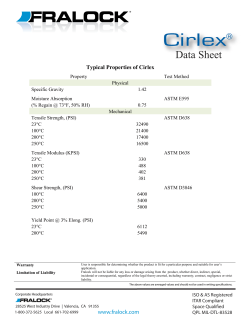 CIRLEX® Data Sheet 2013