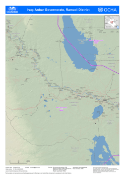 Iraq- Anbar Governorate, Ramadi District