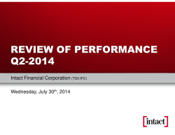 Q2 2014 Conference Call Slides