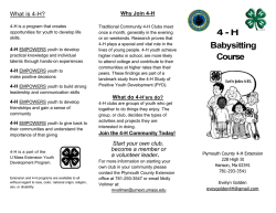 Babysitting Course - Whitman Public Library