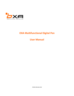 OXA Multifunctional Digital Pen User Manual