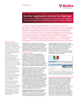 McAfee Application Control for Desktops