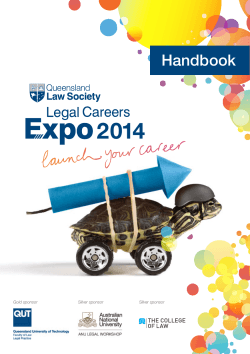 Student Handbook - Queensland Law Society