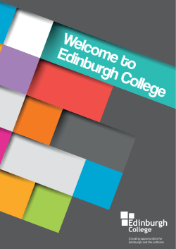 Welcome to Edinburgh College