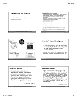 Revised and Updated Handouts