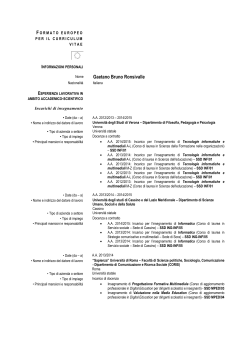 CV Gaetano Bruno Ronsivalle (pdf, it, 436 KB, 9/22/14)