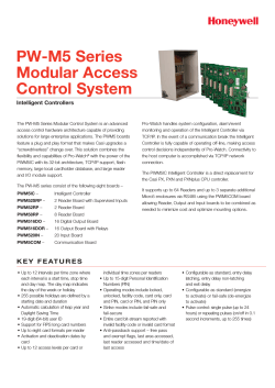 PW-M5 Series Modular Access Control System
