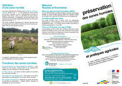 Pratiques agricoles en zone humide - Préfecture du Puy-de-Dôme