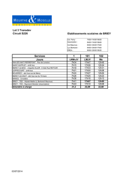 S226 - Etablissements de Briey