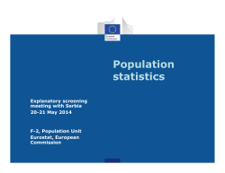 Population statistics