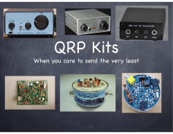 OARC QRP Presentation