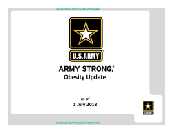 Obesity Challenges, presented by Mr. John Myers, Director of