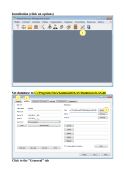 Installation (click on options)