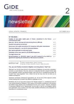 Download Gide Newsletter | France | No. 2