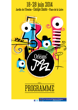 Programme Orléans Jazz 2014