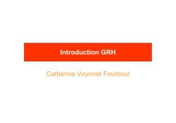 Introduction GRH Catherine Voynnet Fourboul