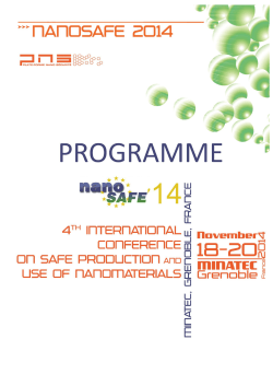 Programme - Nanosafe
