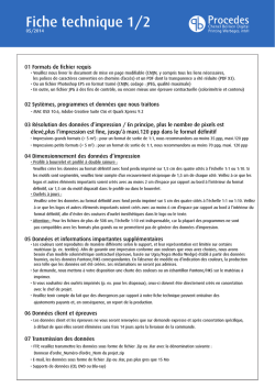 Fiche technique 1/2