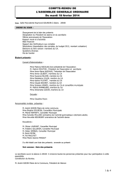 COMPTE-RENDU DE