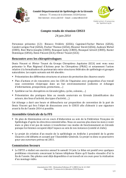 CDS33 REU2014-06-24 COMPTE RENDU
