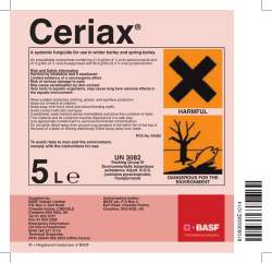 Ceriax® - BASF Crop Protection Ireland
