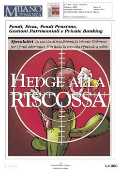 Hedge alla riscossa