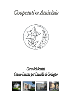 CDD Codogno - Carta dei Servizi