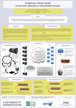 Peter R. Lewis*, Paul Marrow&dagger; and Xin Yao* Problem Formulation
