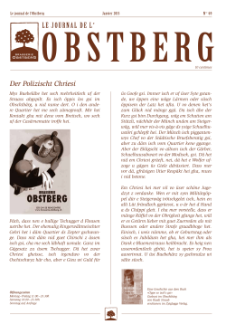 Abendkarte - Brasserie Obstberg Bern