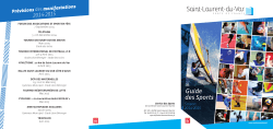 Guide des sports 2014-2015 - Saint-Laurent-du-Var