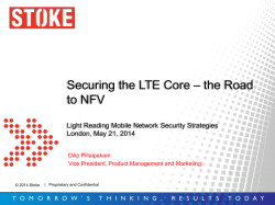 Securing the LTE Core – the Road to NFV