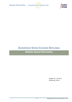 module spinal deformities