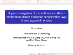 Superconvergence of discontinuous Galerkin methods for scalar