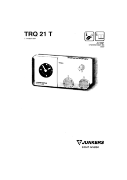 Page 1 TRQ21T 7 744 901 054 Hc 1 «n
