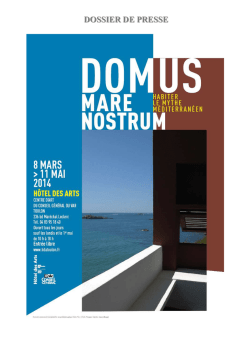 DOSSIER DE PRESSE