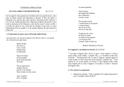 ECCO IO APRO I VOSTRI SEPOLCRI (Ez 37,12) Ad un popolo