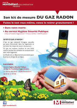 Son kit de mesure du gaz RadON