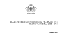 Allegati - Dati Aperti Provincia di Genova