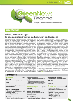 &Eacute;ditorial - Green News Techno