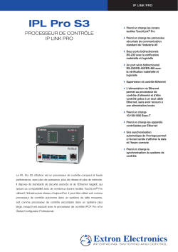 Extron - IPL Pro S3 - Extron Electronics
