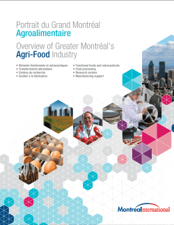 Montreal Agroalimentaire - Montréal International